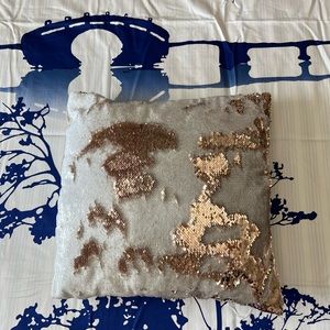 Reversible Sequin Pillow